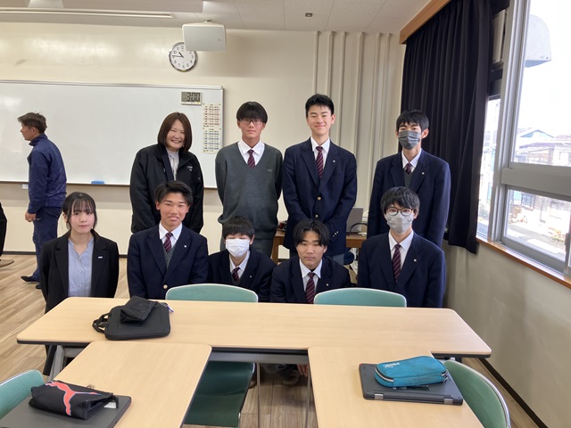 課題解決型授業参加 東岡山工業高校