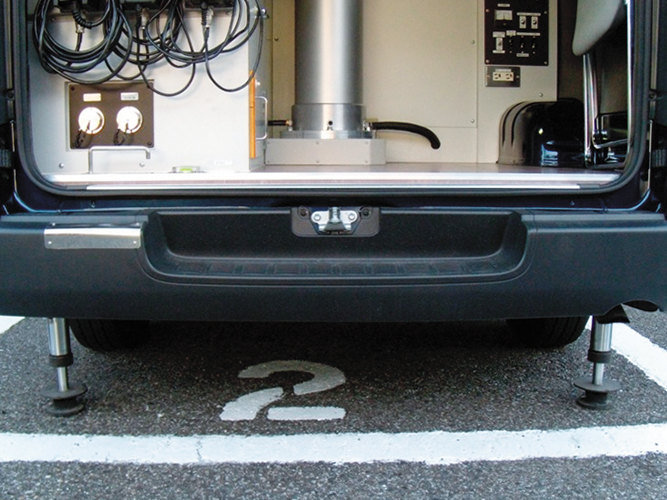 Broadcast van - Using DJ2 Broadcast van - Using DJ2